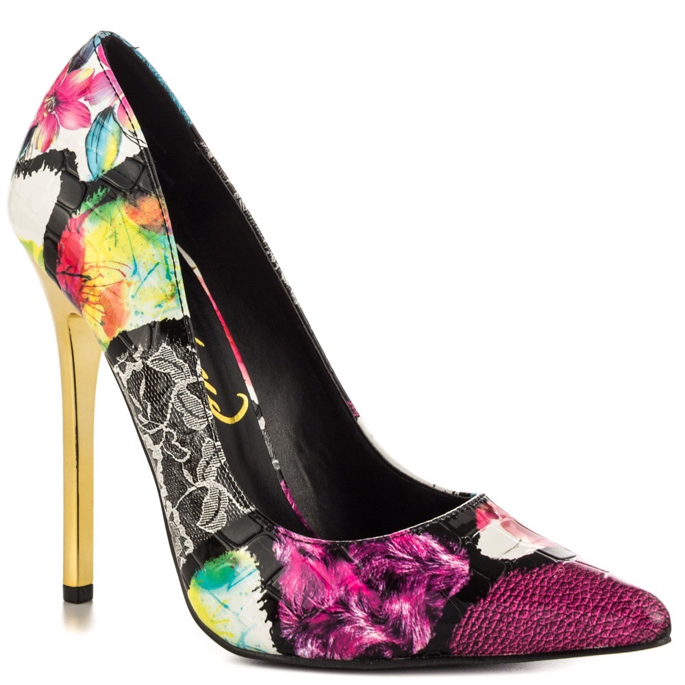 Privileged Verge Floral Point Toe Pumps